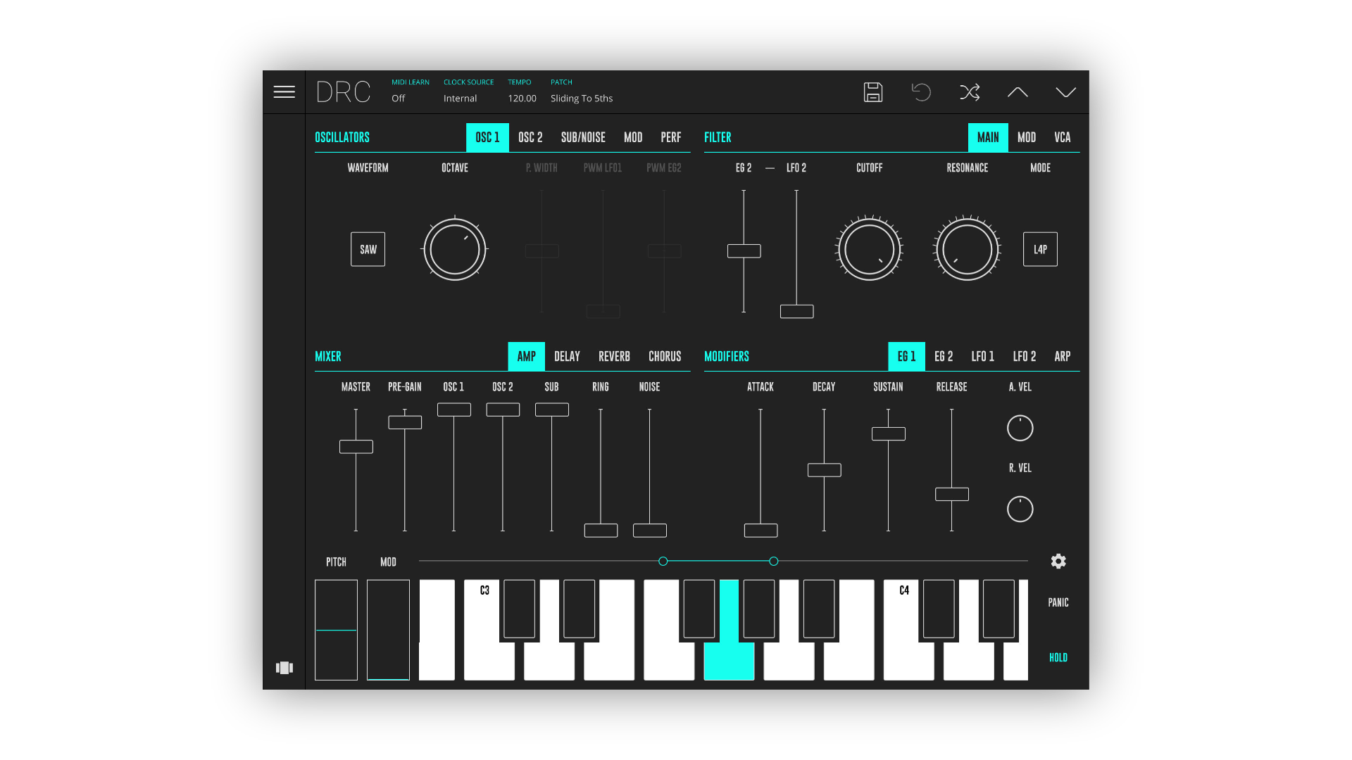Imaginando DRC Polyphonic Synthesizer Overview